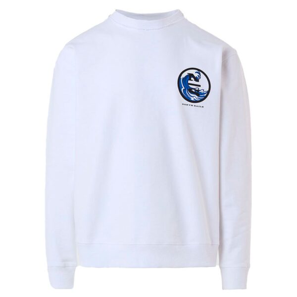 North sails Moletom Com Gola Redonda Graphic 691078 - Imagem 3