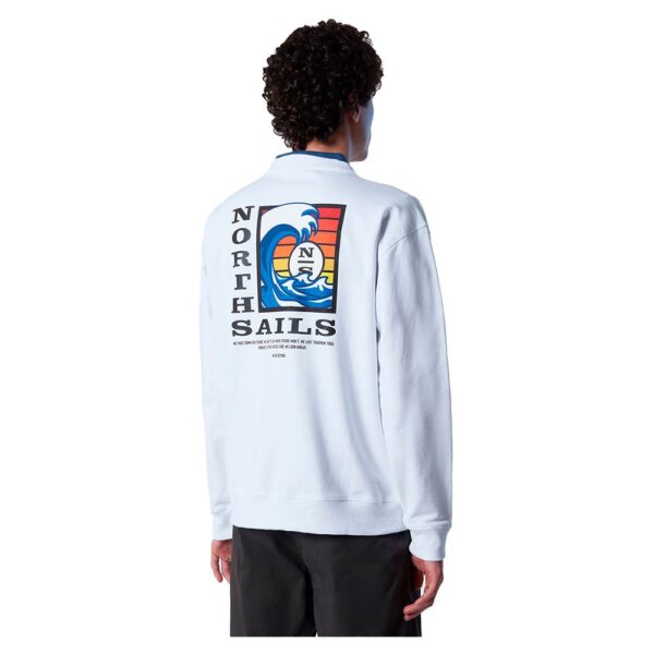 North sails Moletom Com Gola Redonda Graphic 691078 - Imagem 2