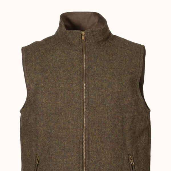 Pasion morena Colete Acolchoado Tweed - Imagem 5