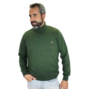 Pasion morena Sweater Pescoço Alto Logo
