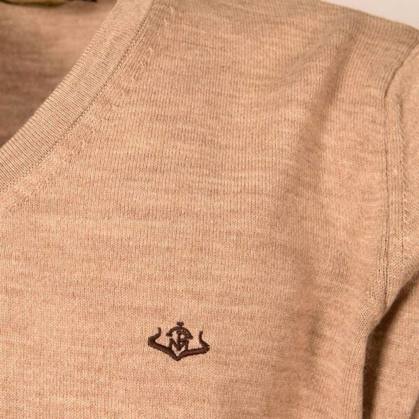 Pasion morena Sweater Gola V - Imagem 3