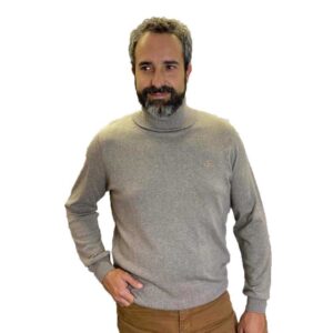 Pasion morena Sweater Pescoço Alto Logo