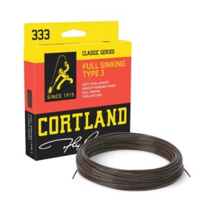 Cortland Linha De Pesca Com Mosca 333 Full Sinking Type 3 WF 27 m