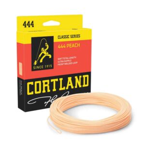 Cortland Linha De Pesca Com Mosca 444 Peach DT 27 m