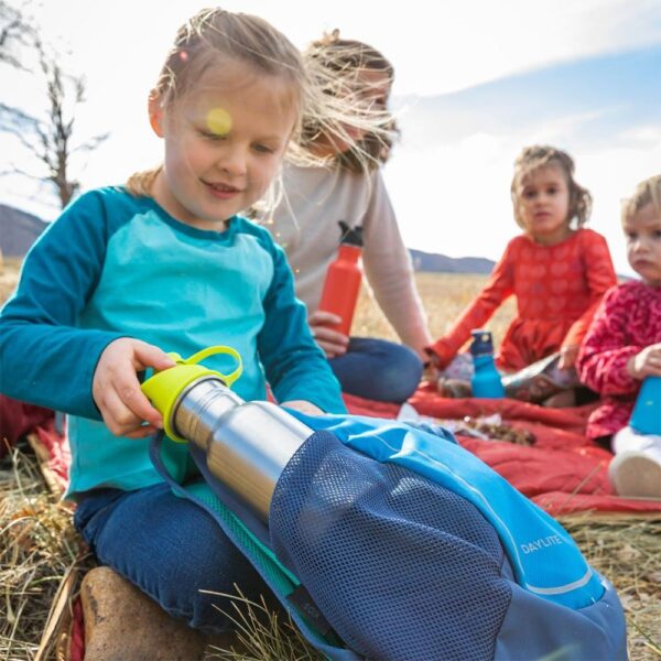 Klean kanteen Garrafa De Aço Inoxidável Insulated Kid Classic 532ml Criança Esporte Boné - Imagem 2