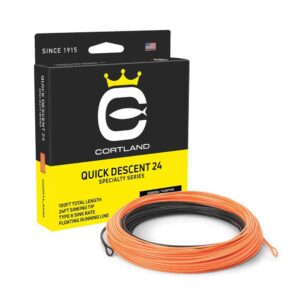 Cortland Linha De Pesca Com Mosca Quick Descent 31 m