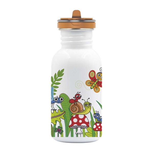 Laken Tampa De Aço Garrafa Space Bichitos 500ml - Imagem 2