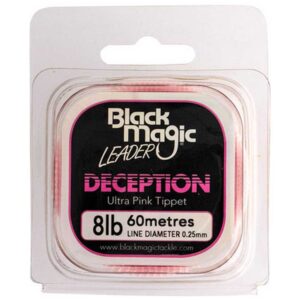 Black magic Fluorocarbono Decepction Ultra Pink Tippet 60 m