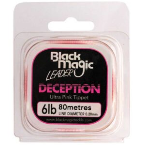Black magic Fluorocarbono Decepction Ultra Pink Tippet 80 m
