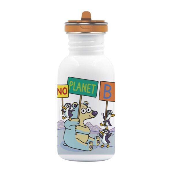 Laken Tampa De Aço Garrafa No Planet 500ml