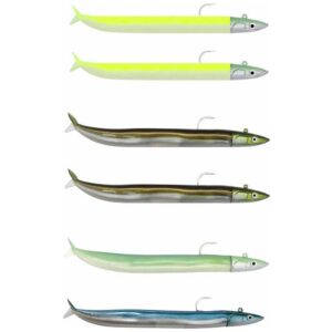 Fiiish Isca Suave Offshore Dupla Combo Crazy Sand Eel 100 Mm 10g