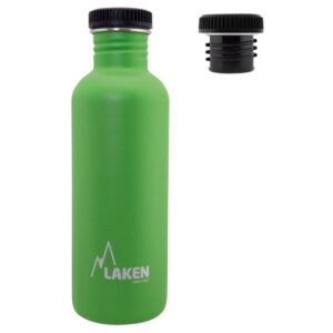 Laken Garrafa De Aço Inoxidável Boné Preto Basic Steel