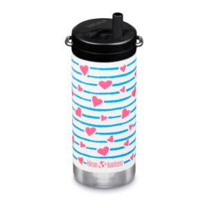 Klean kanteen Com Garrafa Térmica Isolada Com Tampa Torcida TKWide 12oz