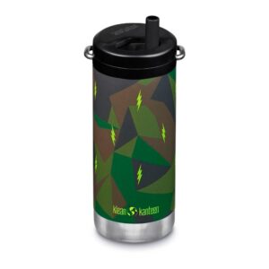 Klean kanteen Com Garrafa Térmica Isolada Com Tampa Torcida TKWide 12oz