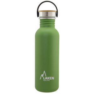 Laken Tampa De Aço Inoxidável E Bambu Basic 750ml