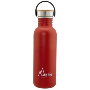 Laken Tampa De Aço Inoxidável E Bambu Basic 750ml
