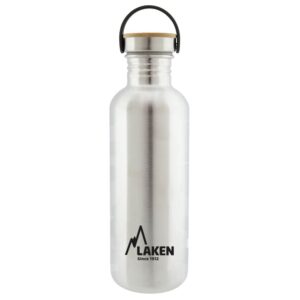 Laken Tampa De Aço Inoxidável E Bambu Basic 1L