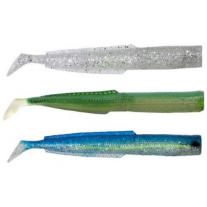 Flashmer Body Soft Lure Blue Equille Junior 100 Milímetros 6g
