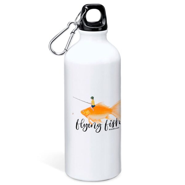 Kruskis Garrafa De Alumínio Flying Fish 800ml - Imagem 2