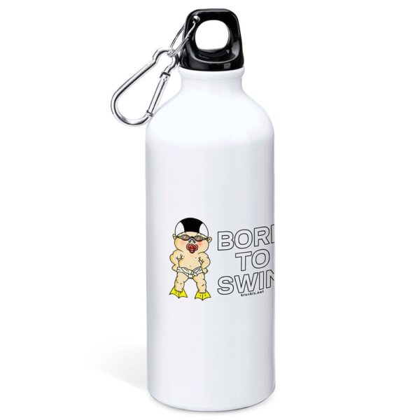 Kruskis Garrafa De Alumínio Born To Swim 800ml - Imagem 2