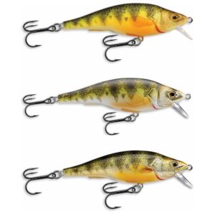 Live target Minnow Yellow Perch Jerkbait Suspending 98 mm 16g