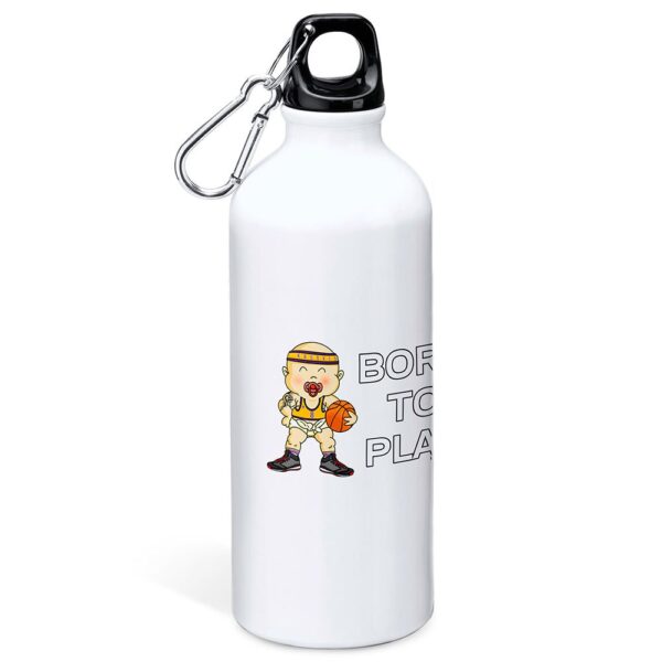 Kruskis Garrafa De Alumínio Born To Play Basketball 800ml - Imagem 2