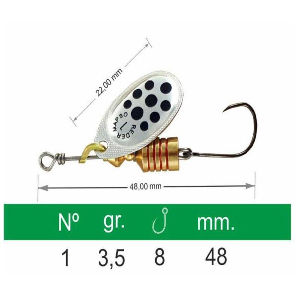 Mapso Colher Rotativa Reder-MN 2 4.5g 5 Unidades - Imagem 3