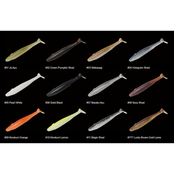Gan craft Vinil Bariki Shad 96.5 mm 7.5g - Imagem 2