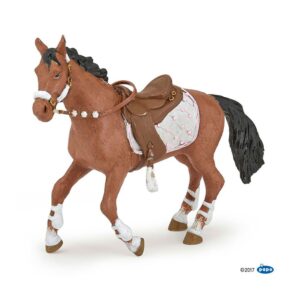 Papo Figura De Inverno De Garota De Cavalo