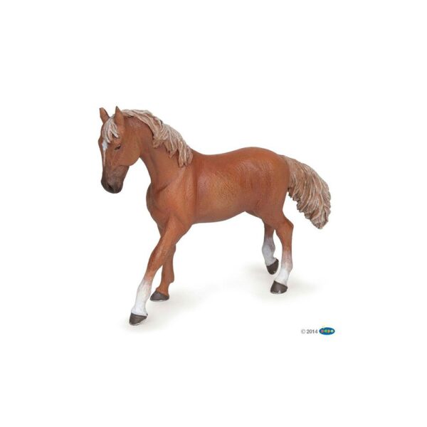 Papo Figura De égua Castanha Inglesa Puro-sangue