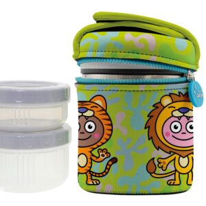 Laken Frasco Thermo Food De Aço Inoxidável 1L Disfraces Interno Containers E Disfraces Capa De Neoprene