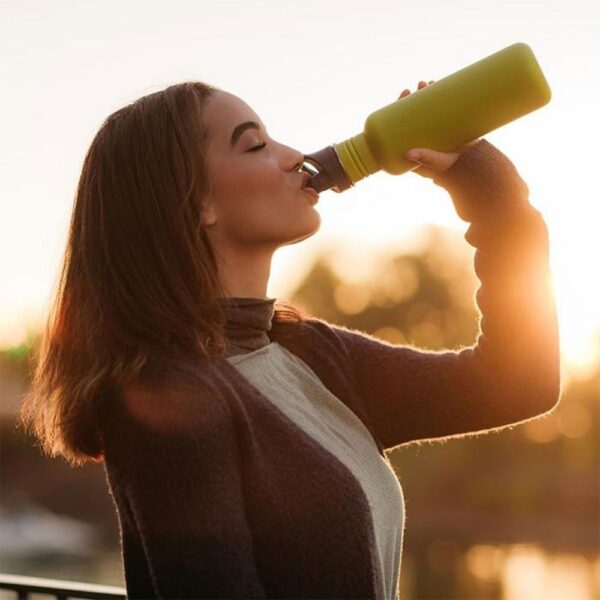Klean kanteen Garrafa De Aço Inoxidável Classic 800ml Esporte Boné - Imagem 2