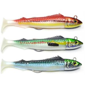 JLC Soft Lure + Substituição Do Corpo Real Fish 160 mm 200g