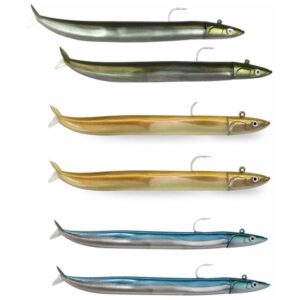 Fiiish Isca Suave Offshore Dupla Combo Crazy Sand Eel 120 Mm 15g
