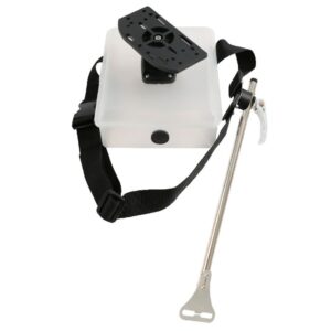 Pike n bass Suporte De Sonda De Barriga Com Caixa De Bateria