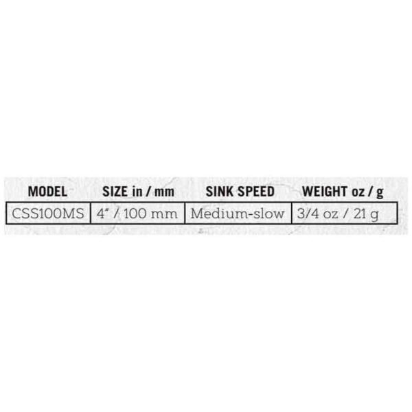 Live target Swimbait Common Shiner 100 mm 21g - Imagem 3
