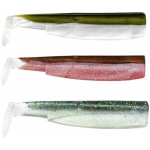 Fiiish Corpo De Isca Macia Black Minnow 70 Mm 2g 4 Unidades
