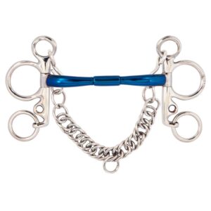 BR Mullen Mouth Pelham Snaffle Brigadeiro Sweet Iron 14 Mm