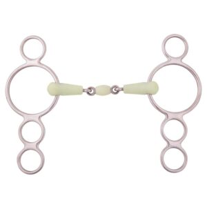 BR Mordaça De Quatro Anéis De Articulação Dupla Apple Mouth 18 mm