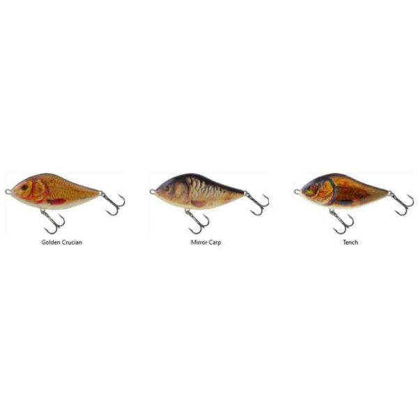 Salmo Lipless Crankbait Slider Floating Super Natural 120 mm - Imagem 2