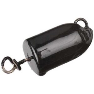 Mustad Fastach Worm Weight FTFWW Black Powder 21g 3 Unidades