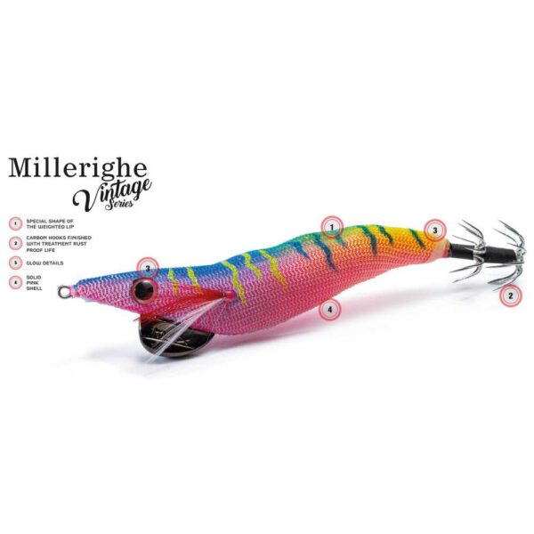 Molix Toneira Millerighe Vintage EGI 3.0 100 Mm 16.5g - Imagem 4