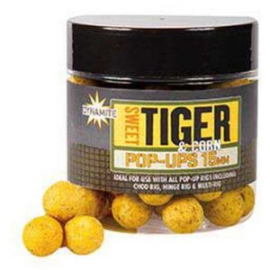 Dynamite baits Tigre E Milho Pop-Ups Isca Natural Sweet 100g