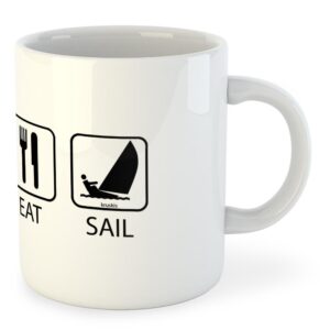 Kruskis Caneca Sleep Eat AndSail 325ml