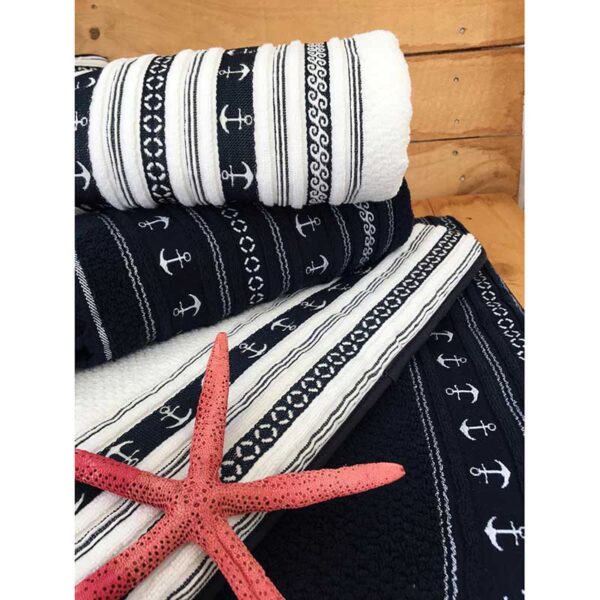 Marine business Conjunto De Toalhas Santorini Anchors - Imagem 2