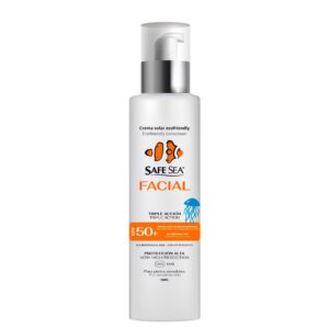 Safe sea Protege Contra O Protetor Solar Facial De água-viva SPF50+ 100ml