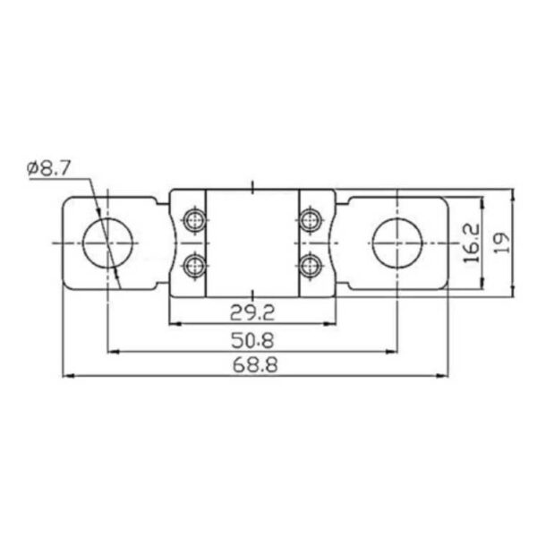 Victron energy Mega-fuse 400A/32V 5 Units - Imagem 2