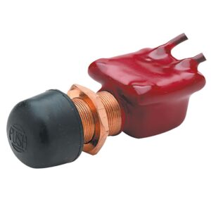 Seachoice Momentary Push Button Switch Plasticized Body