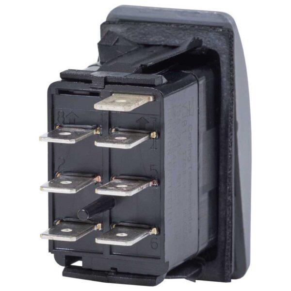 Blue sea systems Contura II Switch DPDT On/Off/On - Imagem 2