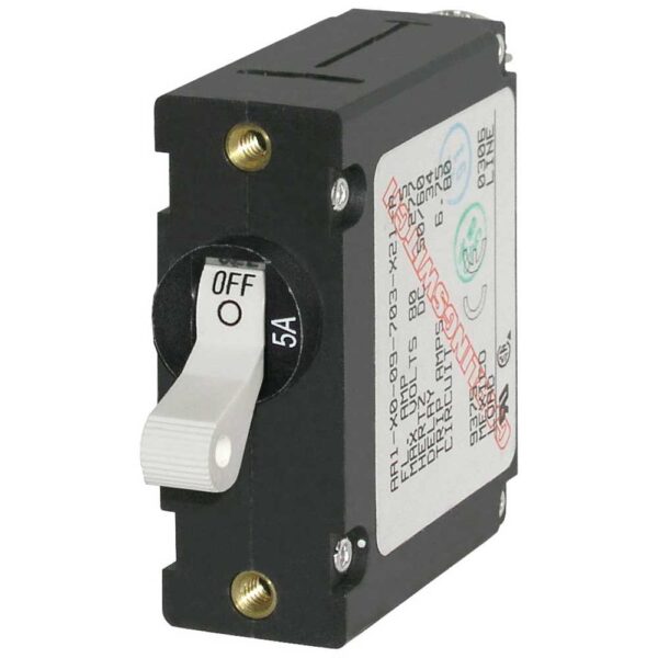 Blue sea systems AC/DC Single Pole Magnetic World Circuit Breaker 5A
